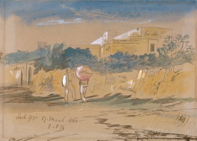 Harb. Gozo von Edward Lear